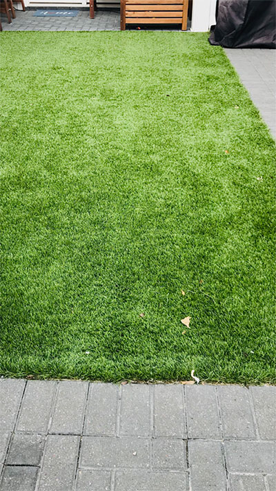 Artificial grass installation in Aliso Viejo, CA